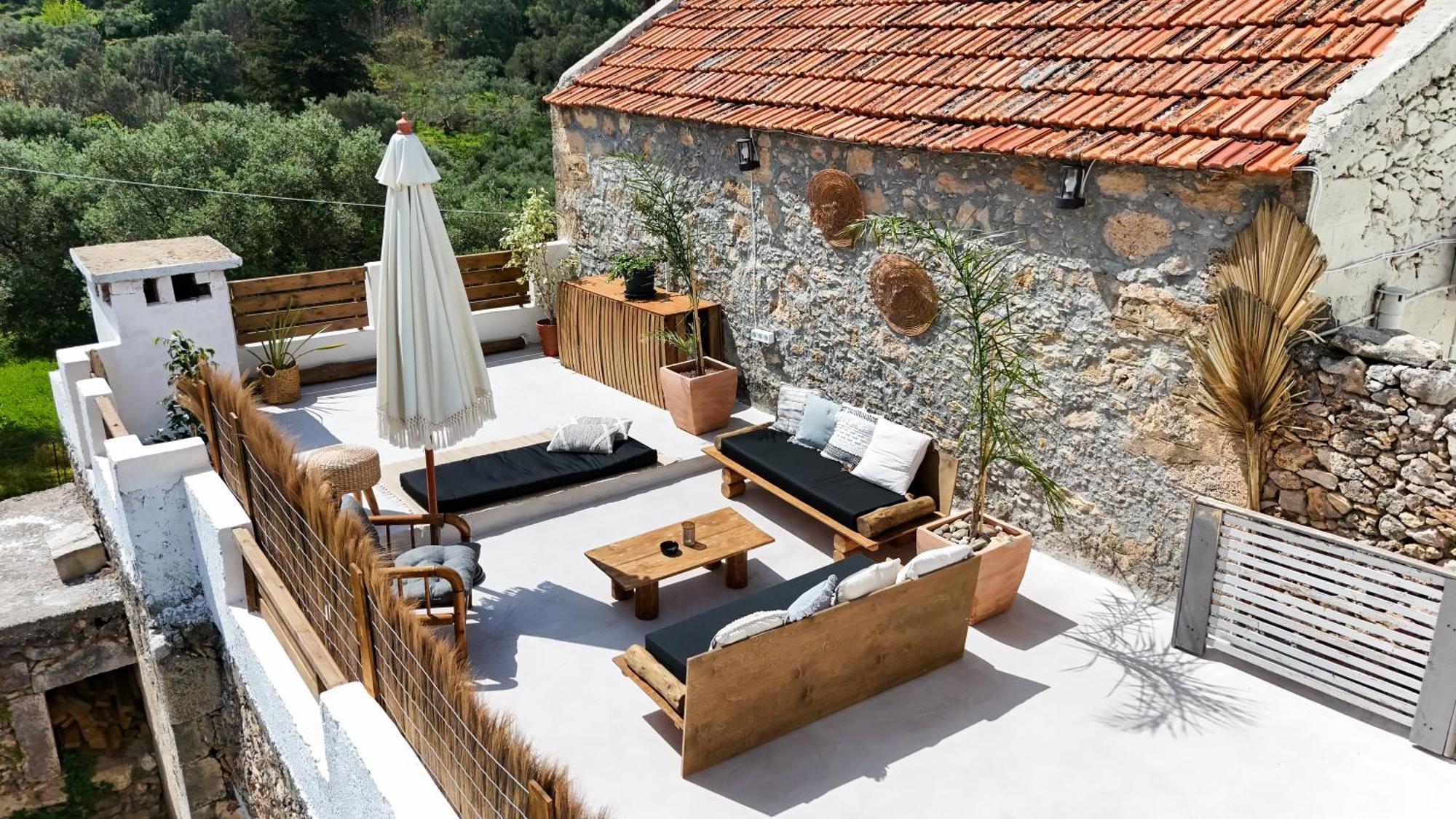 To Patriko Villa Kournás Exterior foto